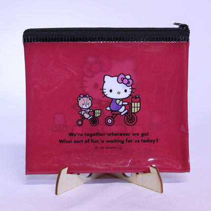Hello Kitty Vinyl Zipper Pouch