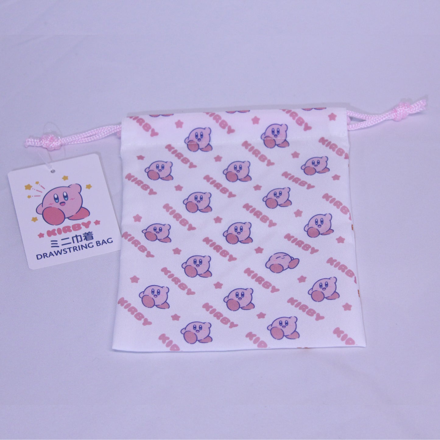 Kirby & Waddle Dee Mini Drawstring Bag