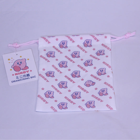 Kirby & Waddle Dee Mini Drawstring Bag