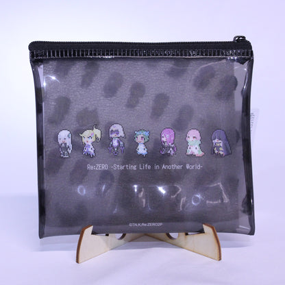 Re:Zero Pixel Character Vinyl Zipper Pouch